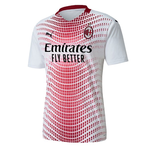 Camiseta AC Milan 2ª Kit Mujer 2020 2021 Blanco